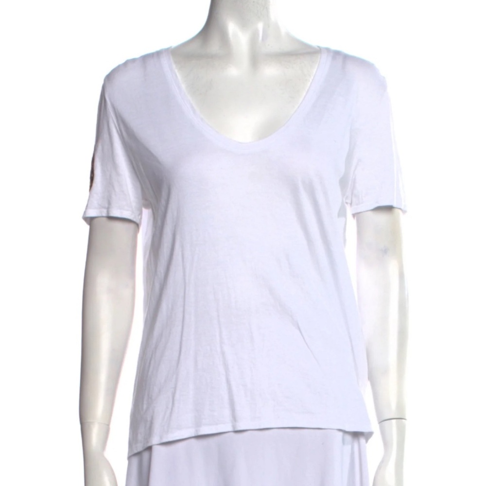 Zadig and Voltaire Scoop Neck Short Sleeve T-Shirt Size: M